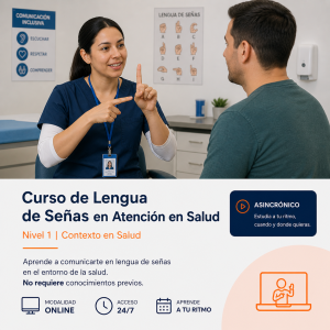Curso de Lengua de Señas en Salud – Nivel 1 asincrónico